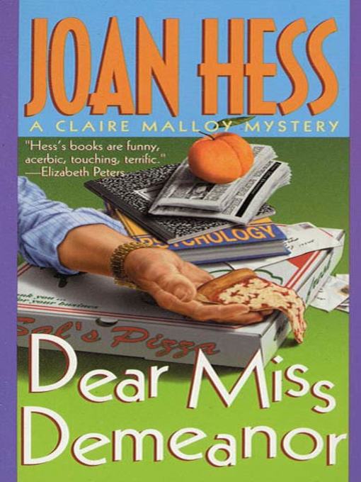 Title details for Dear Miss Demeanor by Joan Hess - Wait list